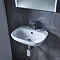 Roper Rhodes Note 450mm Wall Mounted or Countertop Basin - N45SB Profile Large Image