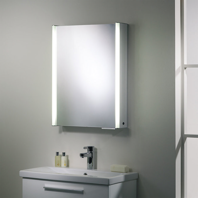 Roper Rhodes Plateau Illuminated Mirror Cabinet - Aluminium - AS515ALIL Newest Large Image