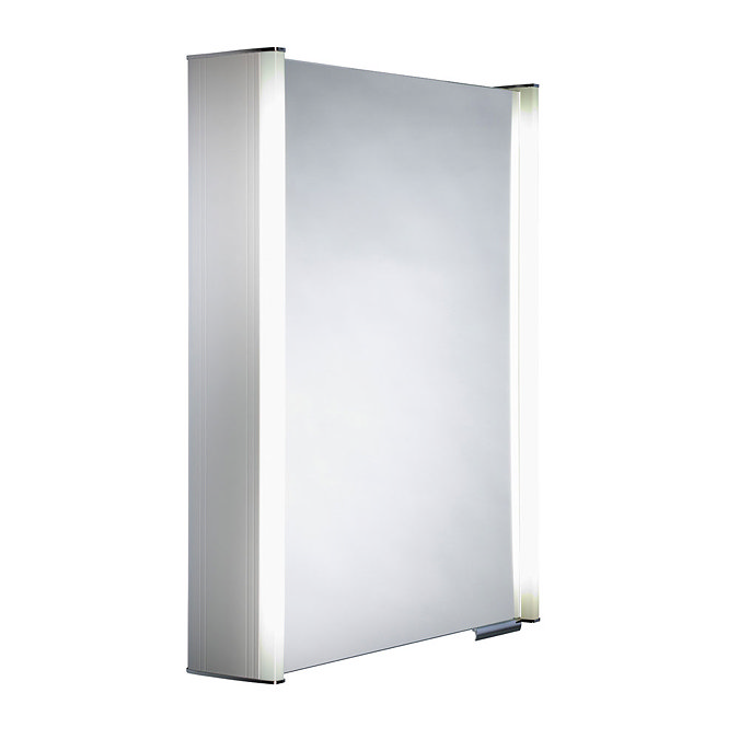 Roper Rhodes Plateau Illuminated Mirror Cabinet - White - AS515WIL Large Image