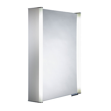 Roper Rhodes Plateau Illuminated Mirror Cabinet - White - AS515WIL Profile Large Image