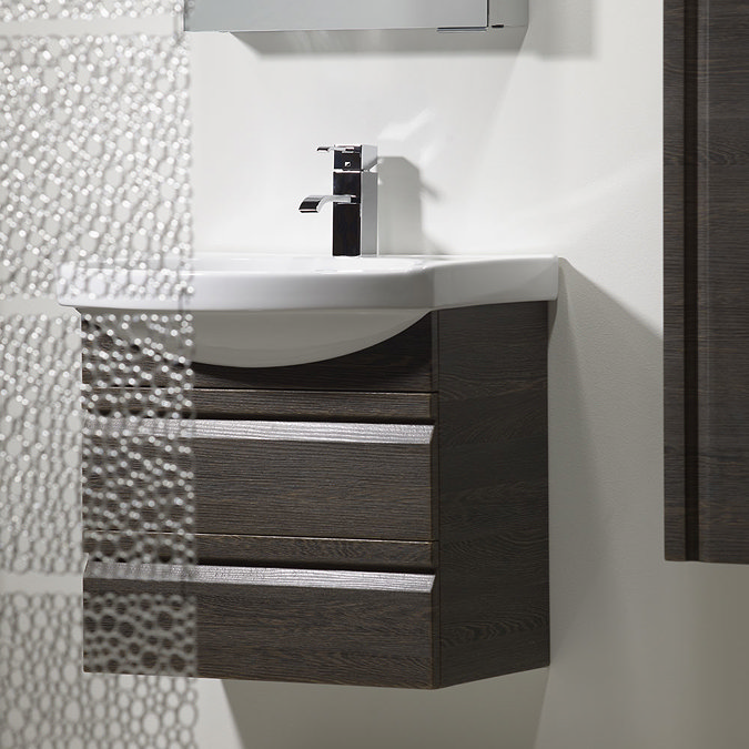 Roper Rhodes Profile 600mm Wall Mounted Unit - Pale Driftwood Feature Large Image