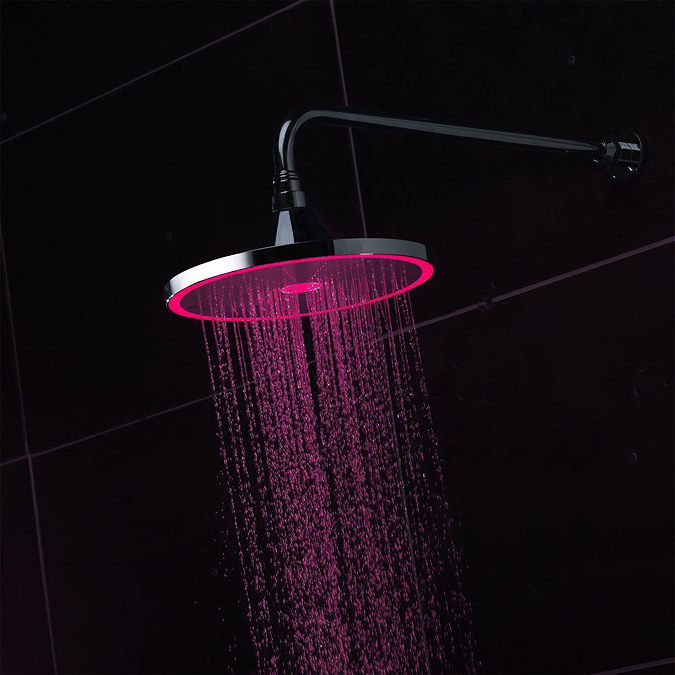 Roper Rhodes Round 220mm LED Shower Head - SVHEAD19 In Bathroom Large Image