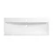 Roper Rhodes Scheme 1000mm Wall Mounted Double Drawer Unit with Ceramic Basin - Gloss Dark Clay Fea