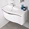 Roper Rhodes Serif 900mm Wall Mounted Unit - Gloss White - Left or Right Hand Option Profile Large I