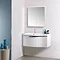 Roper Rhodes Serif 900mm Wall Mounted Unit - Gloss White - Left or Right Hand Option Feature Large I
