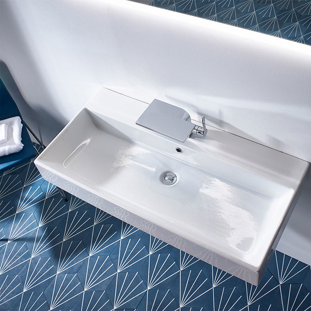 Roper Rhodes Statement 1000mm Wall Mounted or Countertop Basin - S100SB Feature Large Image