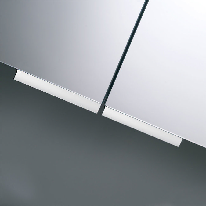 Roper Rhodes Summit Illuminated Mirror Cabinet - Aluminium - AS615ALIL Newest Large Image