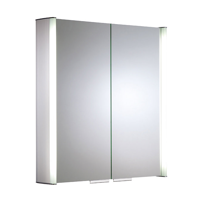 Roper Rhodes Summit Illuminated Mirror Cabinet - Aluminium - AS615ALIL Large Image