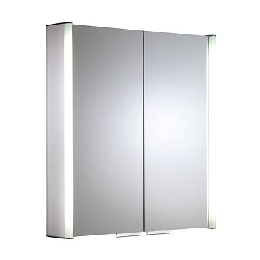 Roper Rhodes Summit Illuminated Mirror Cabinet - Aluminium - AS615ALIL Profile Large Image