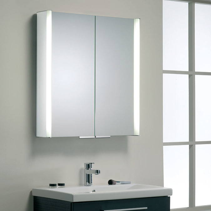 Roper Rhodes Summit Illuminated Mirror Cabinet - White - AS615WIL Newest Large Image