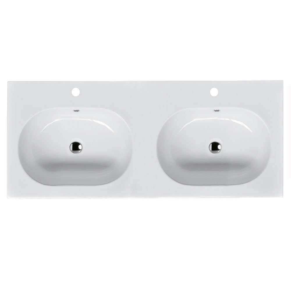 Roper Rhodes Theme 1210mm Wall Mounted Double Basin T120TSB