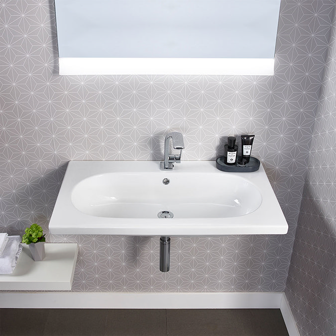 Roper Rhodes Theme 810mm Wall Mounted Basin - T80SB Profile Large Image