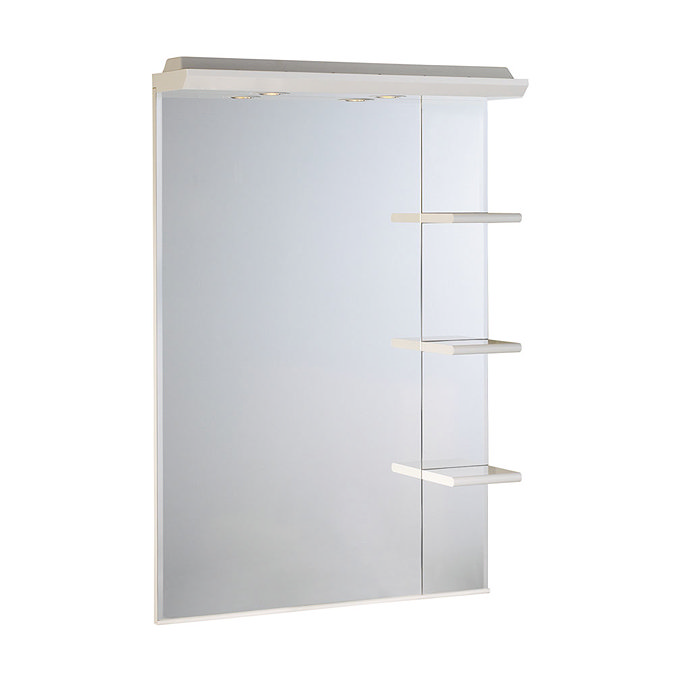 Roper Rhodes Valencia 700mm Mirror with Shelves & Canopy Large Image