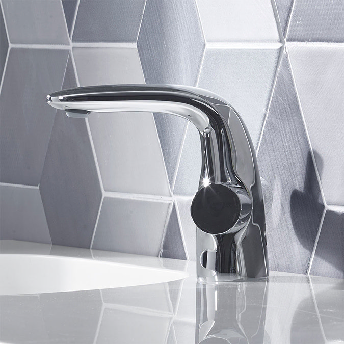 Roper Rhodes Verse Basin Mixer with Clicker Waste - T271102 Profile Large Image