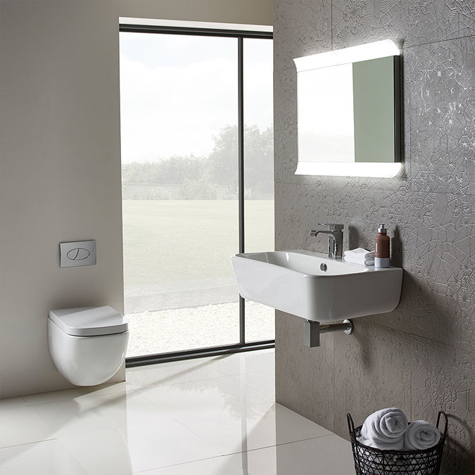 Roper Rhodes Version 850mm Wall Mounted Basin - V85SB Feature Large Image