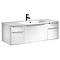 Roper Rhodes Vista 1200mm Wall Mounted Unit - Gloss White Large Image