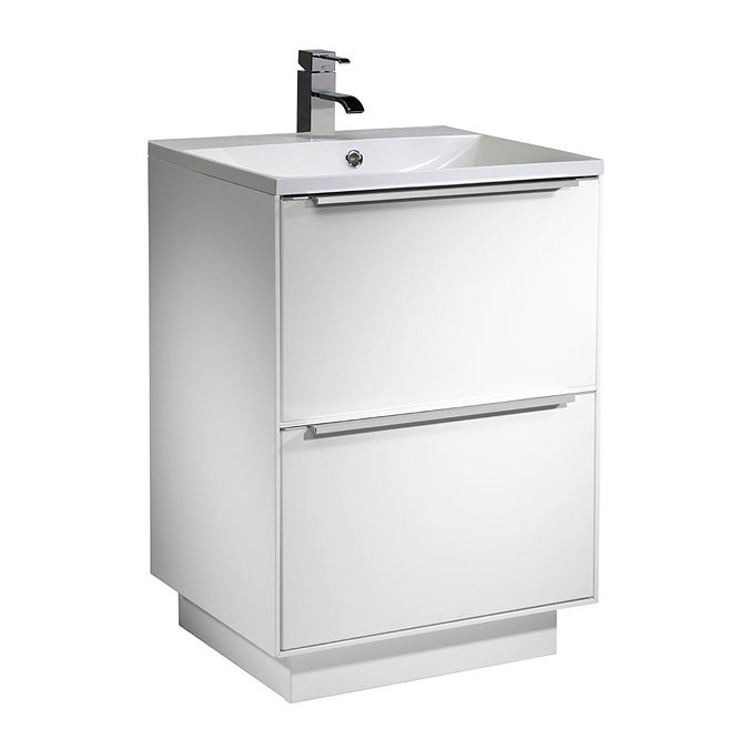 Roper Rhodes Vista 600mm Freestanding Unit - Gloss White Large Image