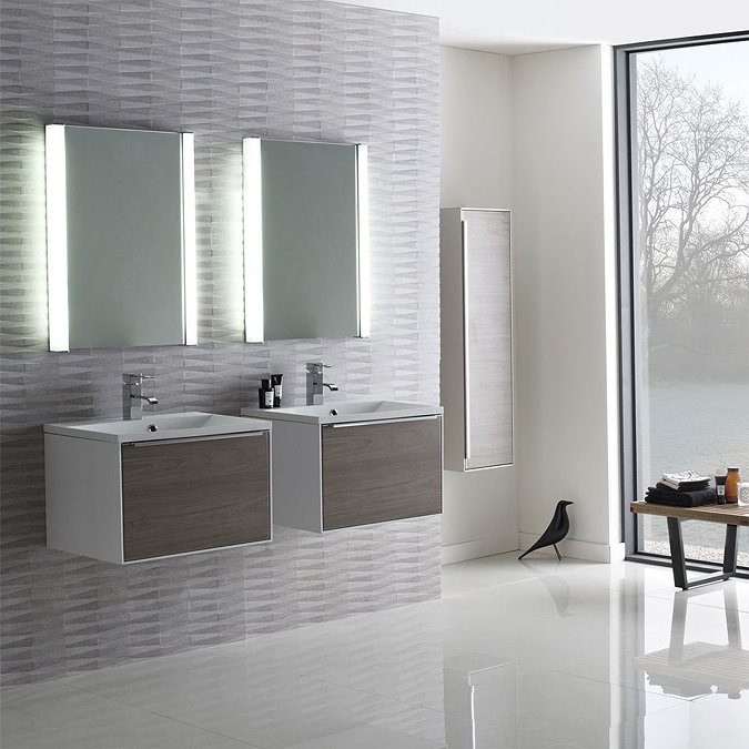 Roper Rhodes Vista 600mm Wall Mounted Unit - Gloss White In Bathroom Large Image