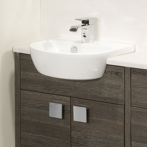 Roper Rhodes Zest 435mm Slimline Semi-Countertop Basin - Z2SCBAS Profile Large Image
