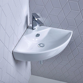 Roper Rhodes Zest 450mm Corner Basin - Z45CB Large Image