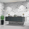 Rosario White Marble Effect Wall & Floor Tiles - 300 x 600mm