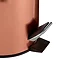 Rose Gold 3 Litre Pedal Bin  Feature Large Image