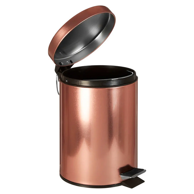 Rose Gold 5 Litre Pedal Bin