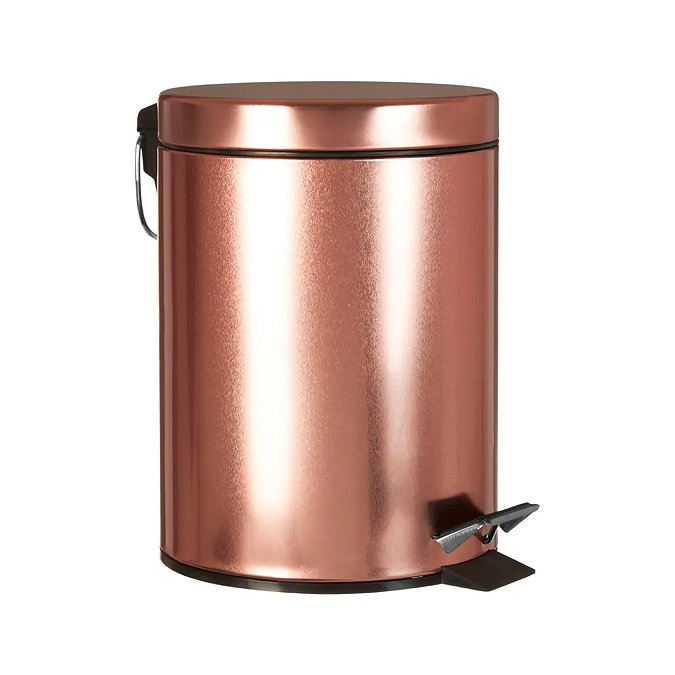 Rose Gold 5 Litre Pedal Bin