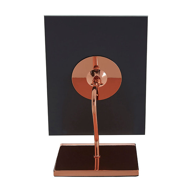 Free Standing Desk Mirror Rose Gold Victorian Plumbing