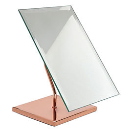 Rose Gold Free Standing Table Mirror Medium Image