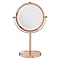 Rose Gold LED Illuminated Free Standing Cosmetic Mirror  Profile Large Image