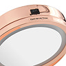 Rose Gold LED Illuminated Free Standing Cosmetic Mirror  Feature Large Image