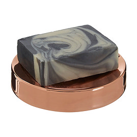 Rose Gold Soap Dish Large Image