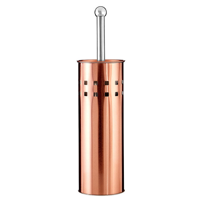 Rose Gold Toilet Brush & Holder Large Image