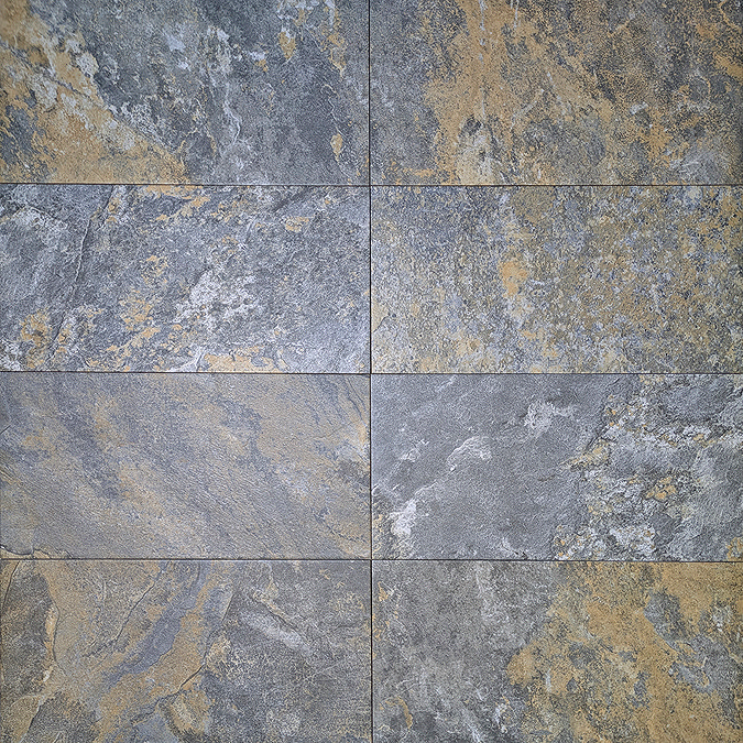 Rotella Blue Stone Effect Wall and Floor Tiles - 300 x 600mm