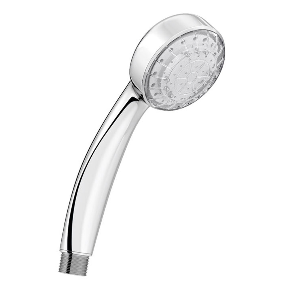 Cruze Round LED Chrome Shower Handset at Victorian Plumbing UK