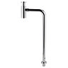 Arezzo Round Basin Bottle Trap & Tube to Floor Pipe Set - Chrome