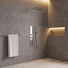 Roxbury Concealed Shower Tower Panel Chrome