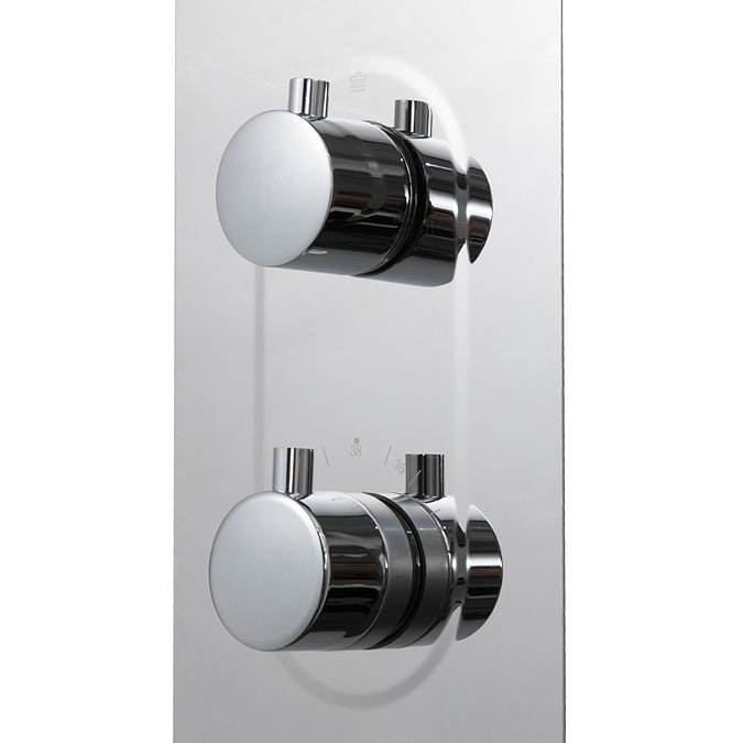 Roxbury Concealed Shower Tower Panel Chrome