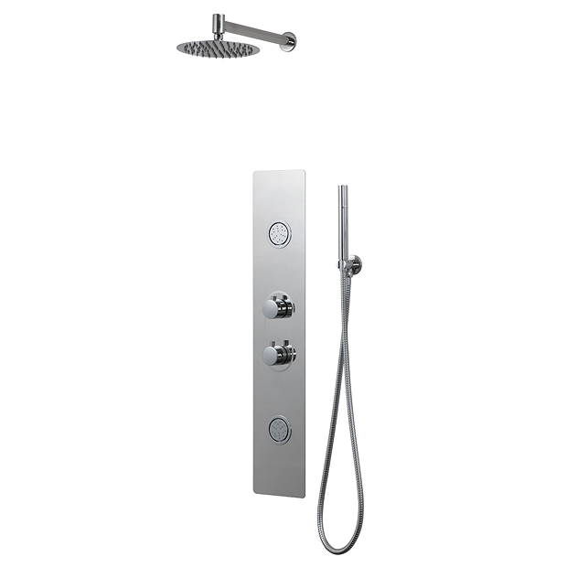 Roxbury Concealed Shower Tower Panel Chrome