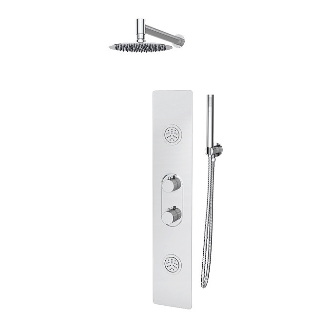 Roxbury Concealed Shower Tower Panel Chrome