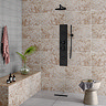 Roxbury Concealed Shower Tower Panel Matt Black