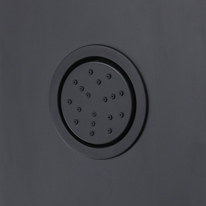 Roxbury Concealed Shower Tower Panel Matt Black