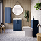 Roxbury Deco Fluted 500mm Blue WC Unit