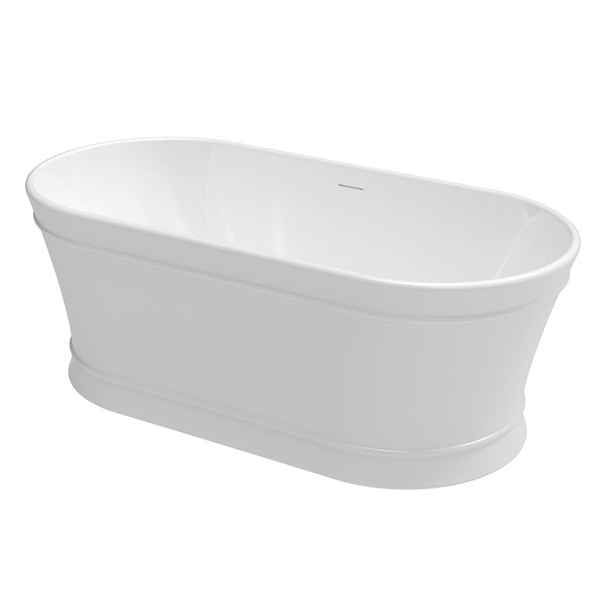 Roxbury Double Ended Freestanding Bath (1650 x 780mm) with Waste