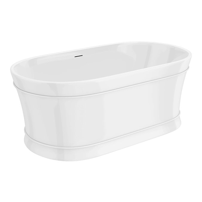 Roxbury Double Ended Freestanding Bath (1650 x 780mm) with Waste