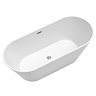 Roxbury Freestanding Bath with Chrome Waste – 1700 × 740mm