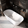 Roxbury Freestanding Bath with Chrome Waste - 1700 × 740mm