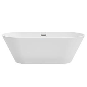 Roxbury Freestanding Bath with Chrome Waste – 1700 × 740mm