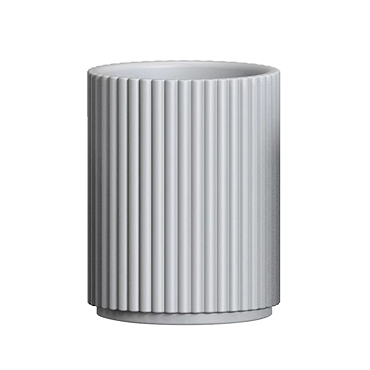 
Roxbury Grey Fluted Tumbler